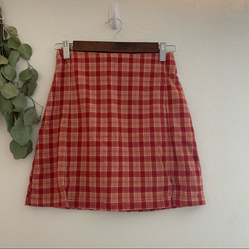 Brandy Melville plaid skirt